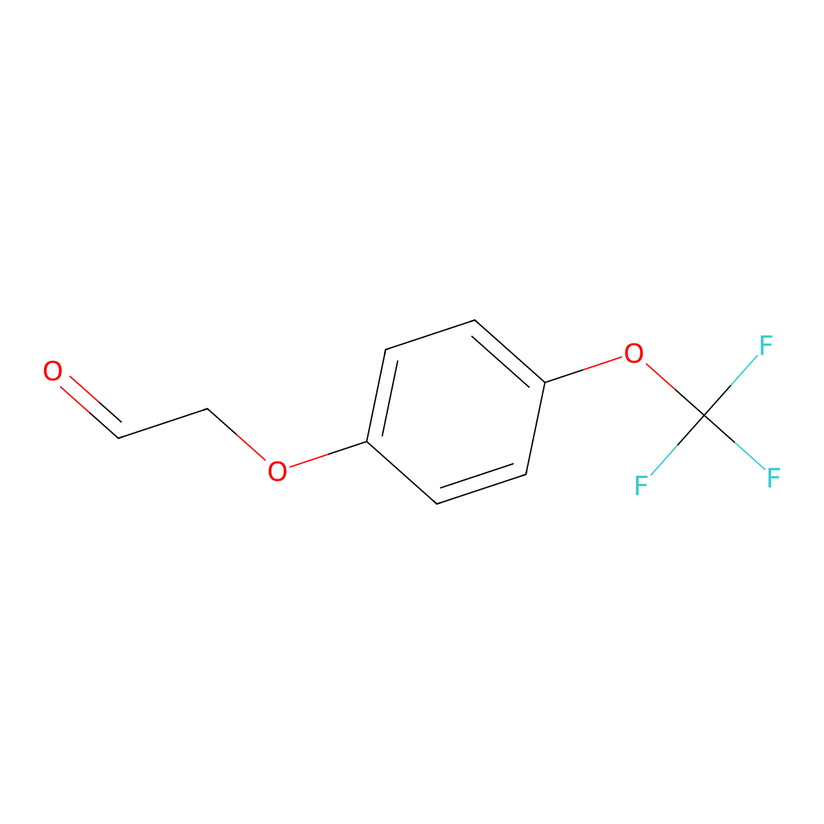2-[4-(Trifluoromethoxy)phenoxy]acetaldehyde molecular structure, CAS 851679-81-7