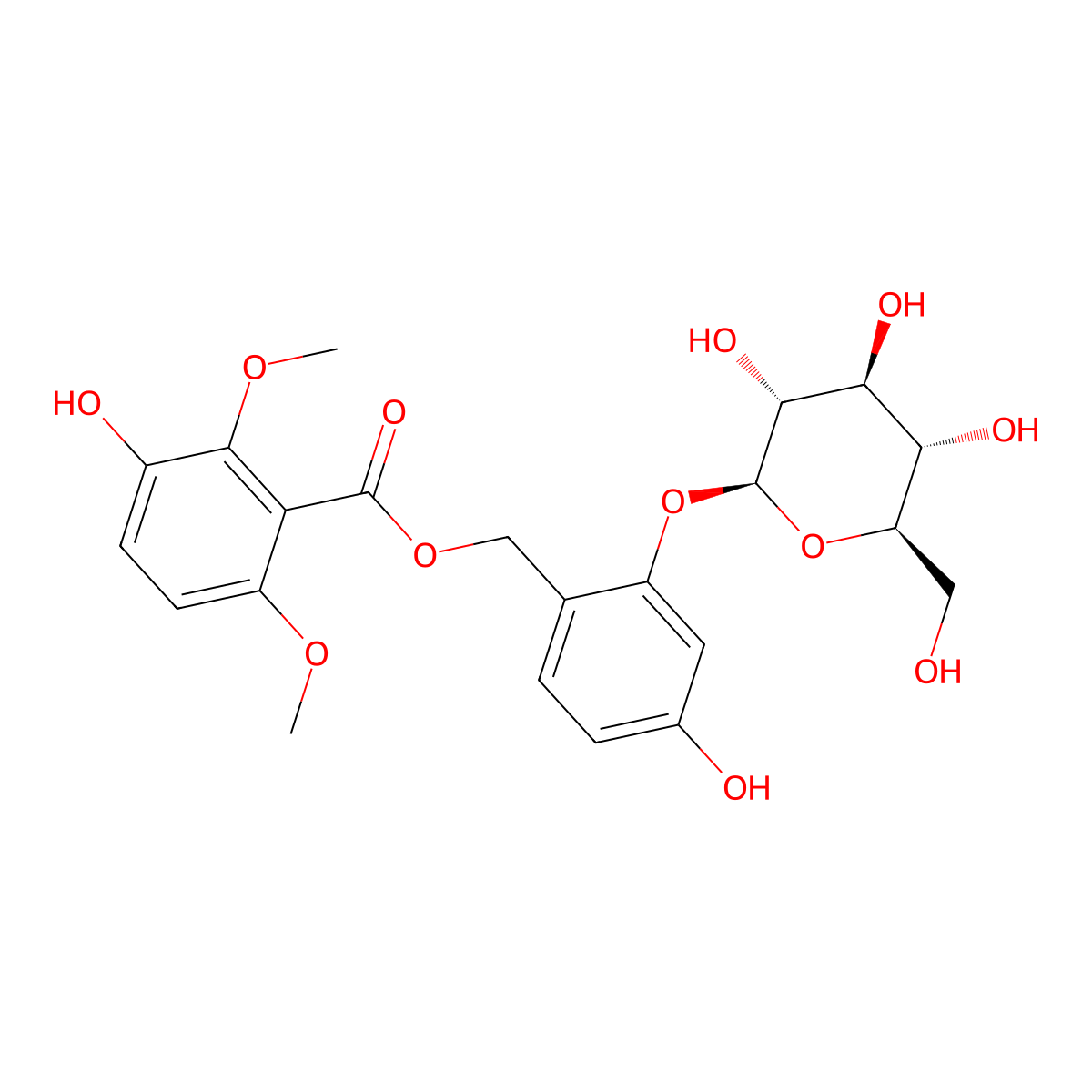 Curculigoside C molecular structure, CAS 851713-74-1