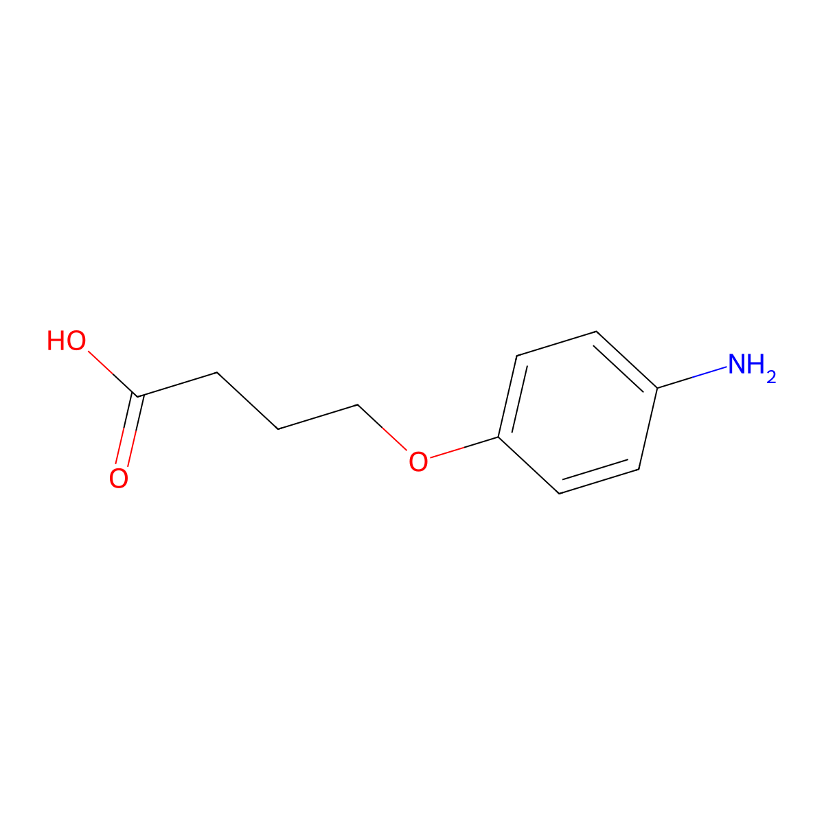 4-(4-Aminophenoxy)butanoic acid molecular structure, CAS 851757-04-5