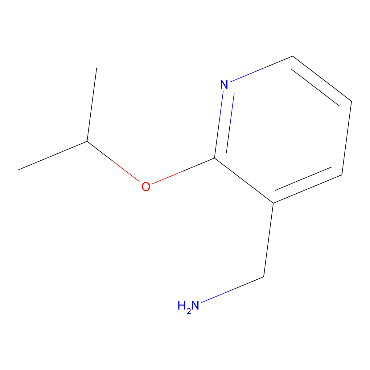 [2-(Propan-2-yloxy)pyridin-3-yl]methanamine molecular structure, CAS 851773-48-3