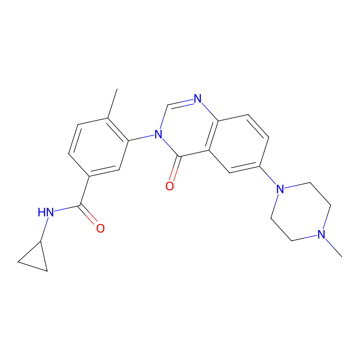 Azd-6703 molecular structure, CAS 851845-37-9