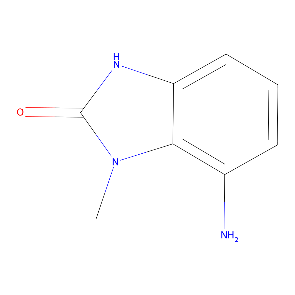 7-Amino-1-methyl-1,3-dihydro-2H-benzo[d]imidazol-2-one molecular structure, CAS 851886-92-5