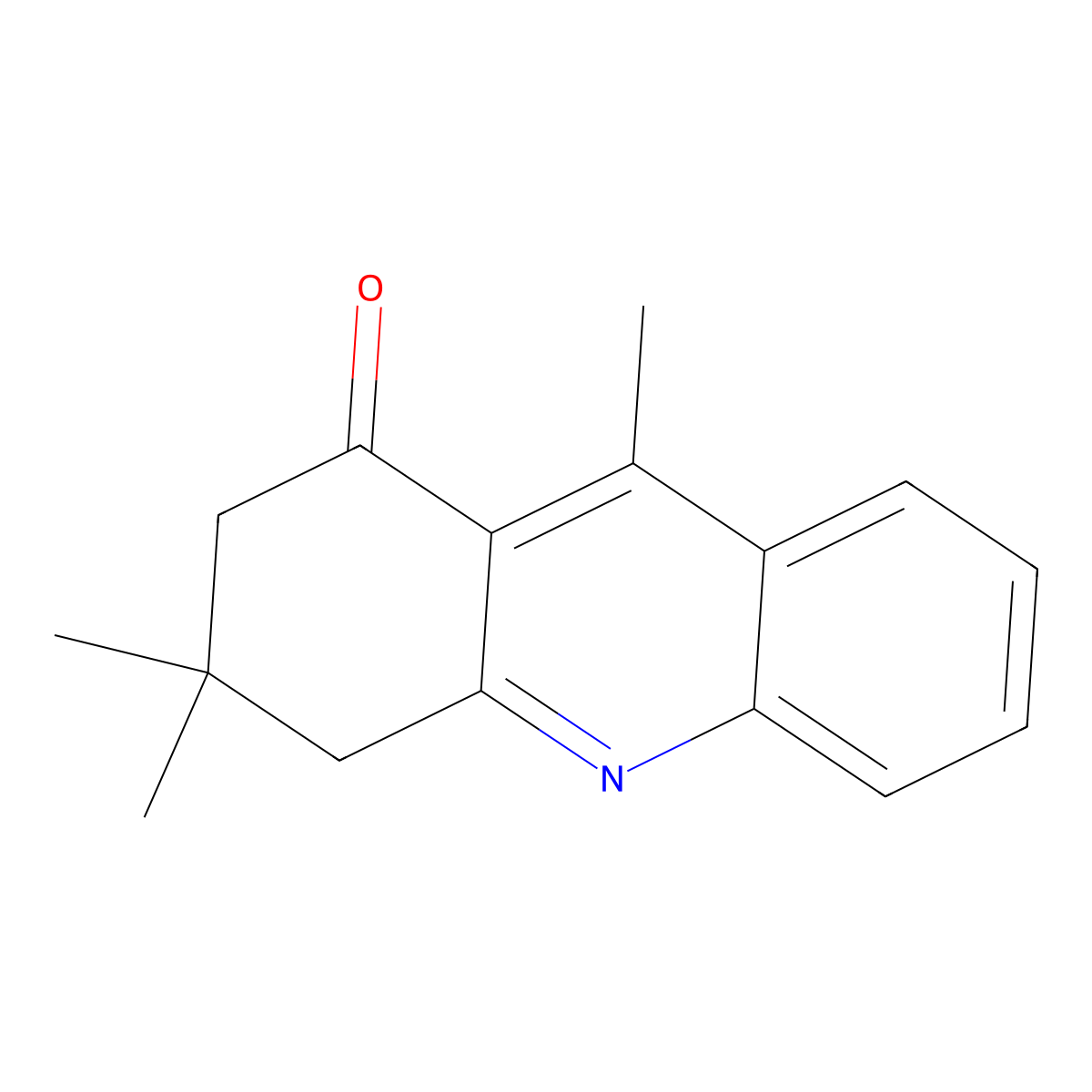 3,3,9-Trimethyl-3,4-dihydroacridin-1(2H)-one molecular structure, CAS 851901-67-2