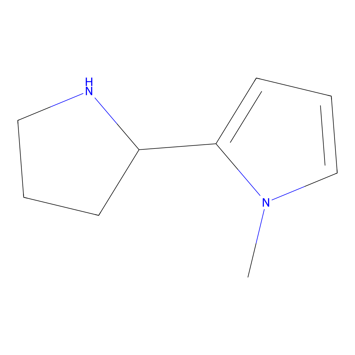 1-Methyl-2-(2-pyrrolidinyl)-1H-pyrrole molecular structure, CAS 851903-51-0