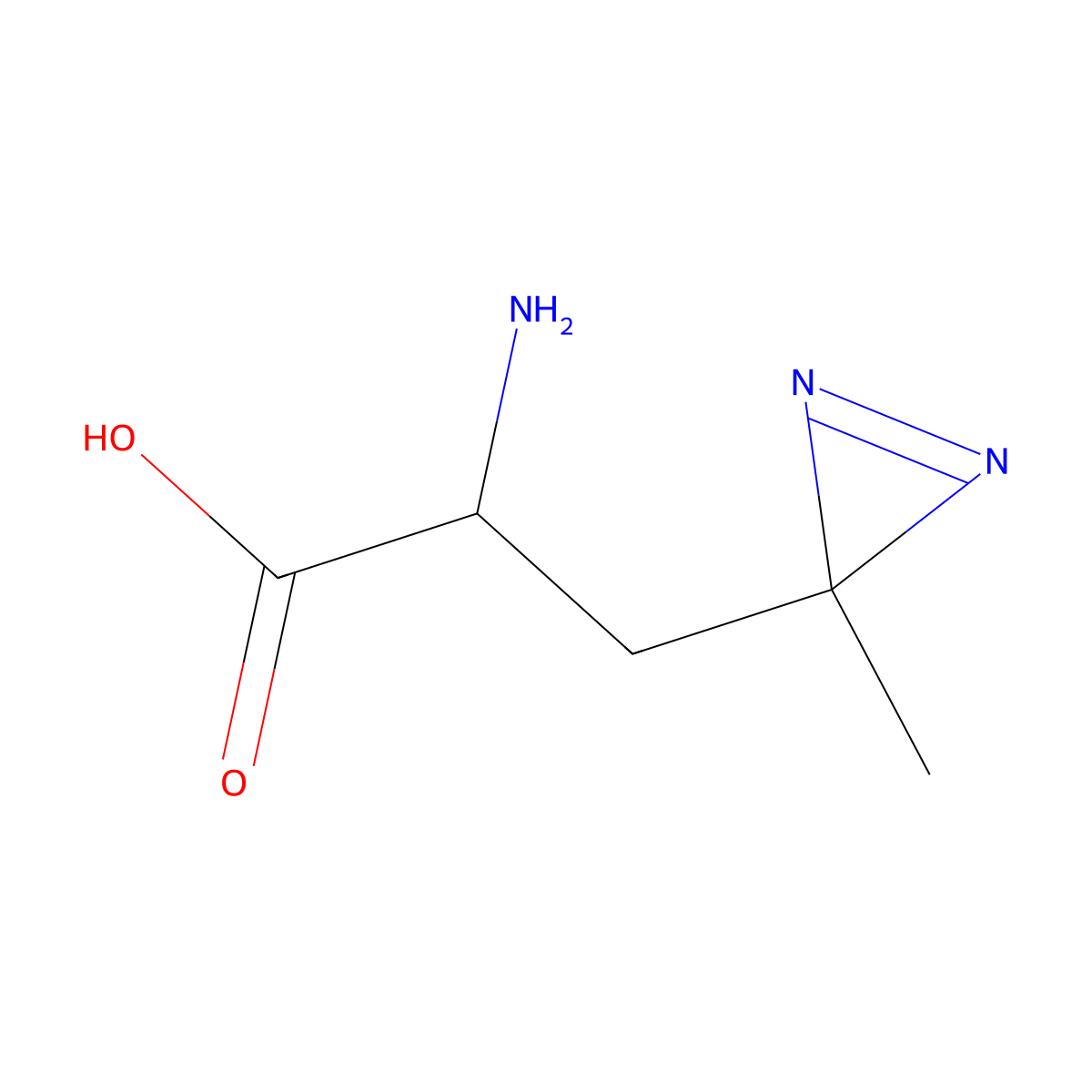 L-Photo-leucine molecular structure, CAS 851960-91-3