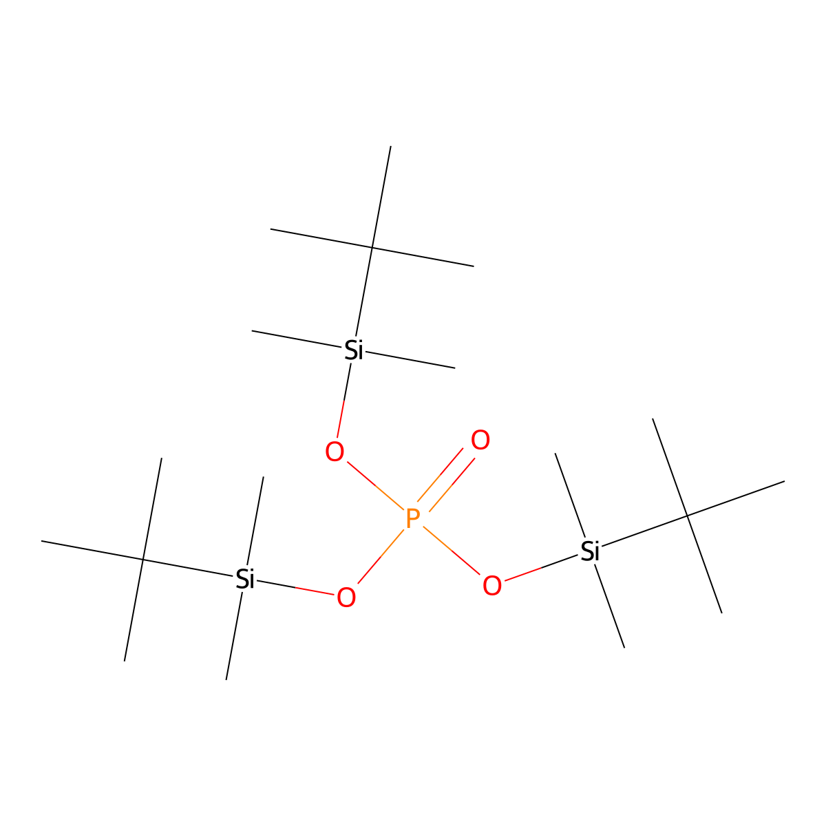 Tris(tert-butyldimethylsilyl) Phosphate molecular structure, CAS 85197-28-0