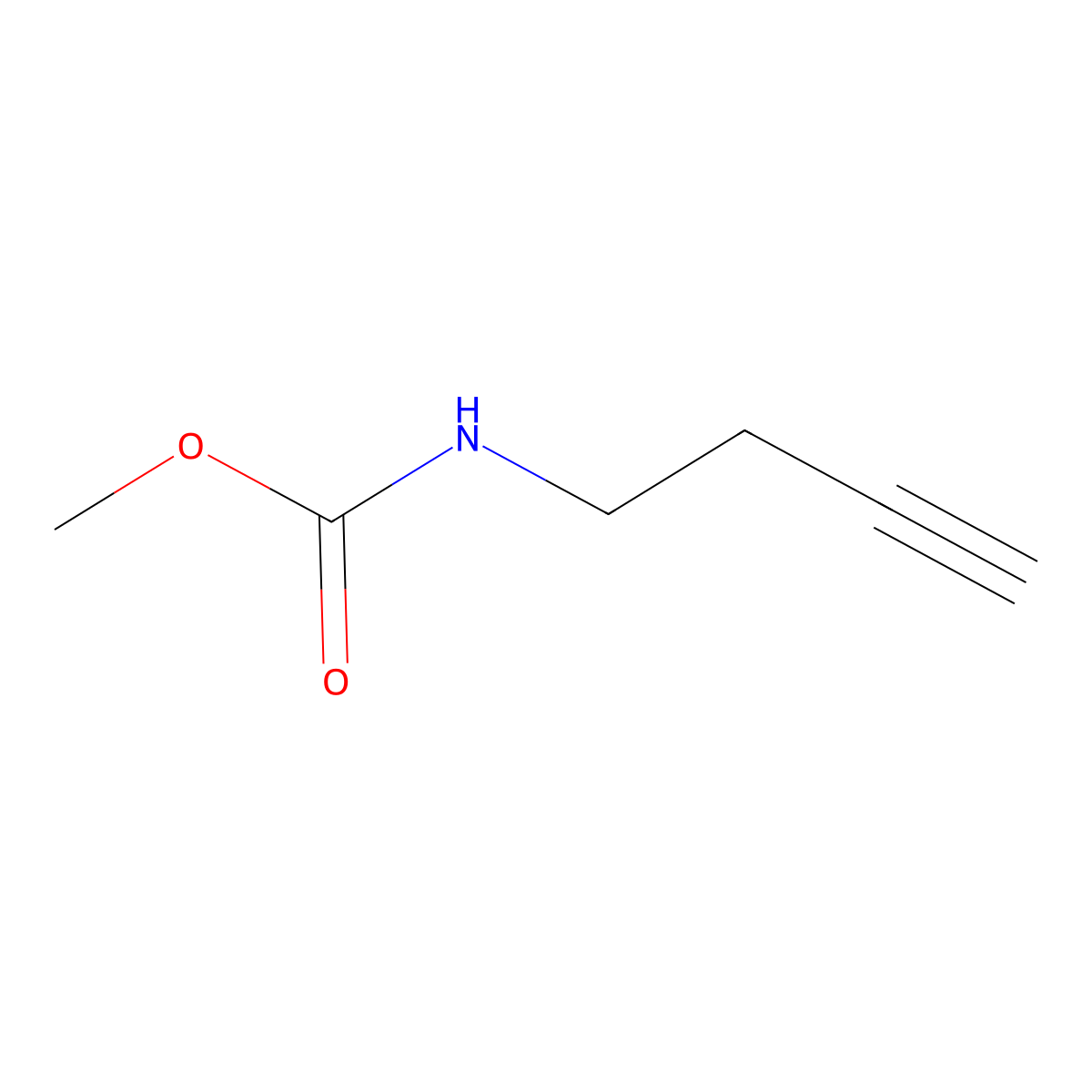 methyl N-(but-3-yn-1-yl)carbamate molecular structure, CAS 852104-71-3
