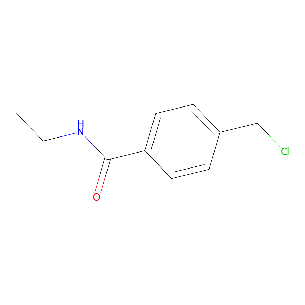 4-(Chloromethyl)-N-ethylbenzamide molecular structure, CAS 852157-71-2
