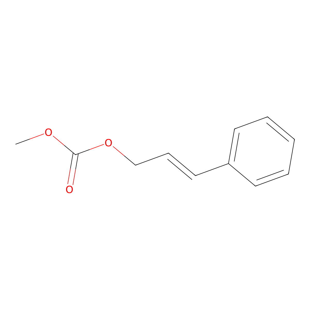 Cinnamyl Methyl Carbonate molecular structure, CAS 85217-69-2