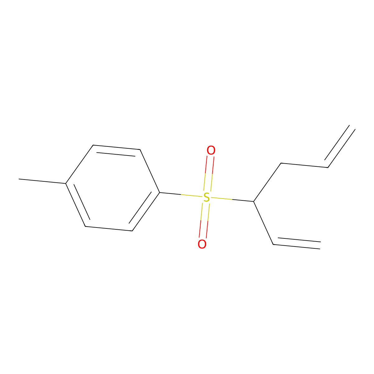 1-Methyl-4-[(1-vinyl-3-butenyl)sulfonyl]benzene molecular structure, CAS 85217-80-7