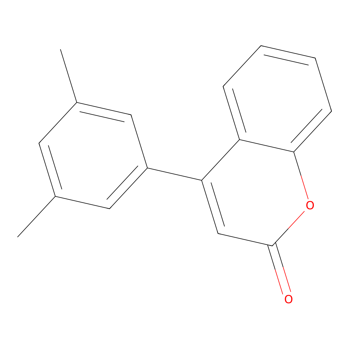 4-(3,5-Dimethylphenyl)-2H-chromen-2-one molecular structure, CAS 852171-78-9