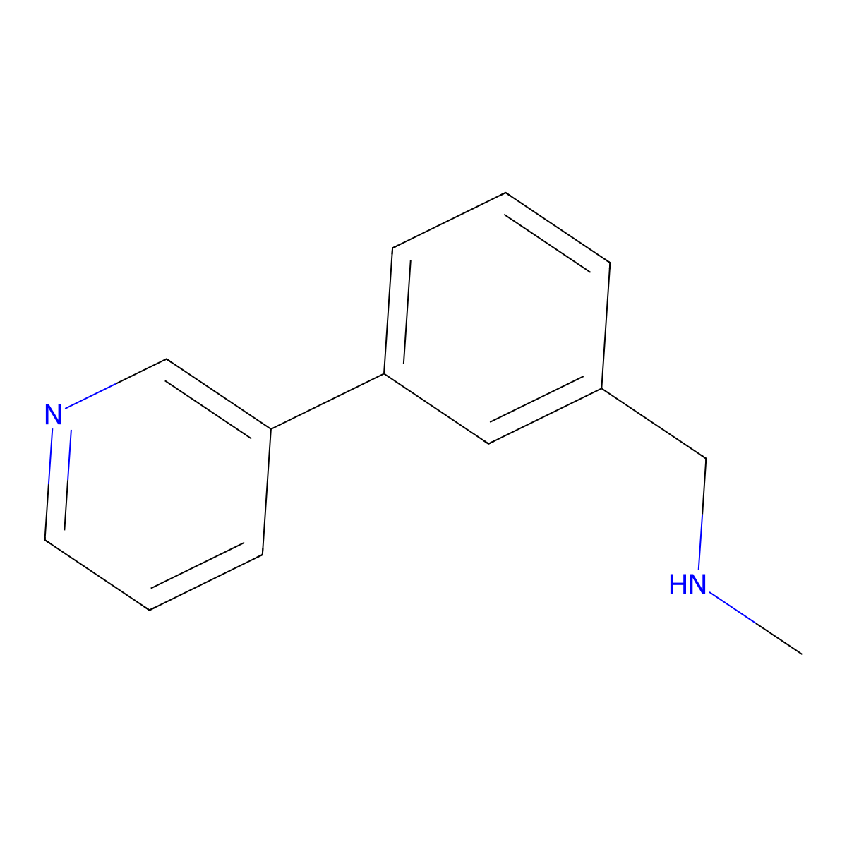 N-Methyl-N-(3-pyridin-3-ylbenzyl)amine molecular structure, CAS 852180-72-4