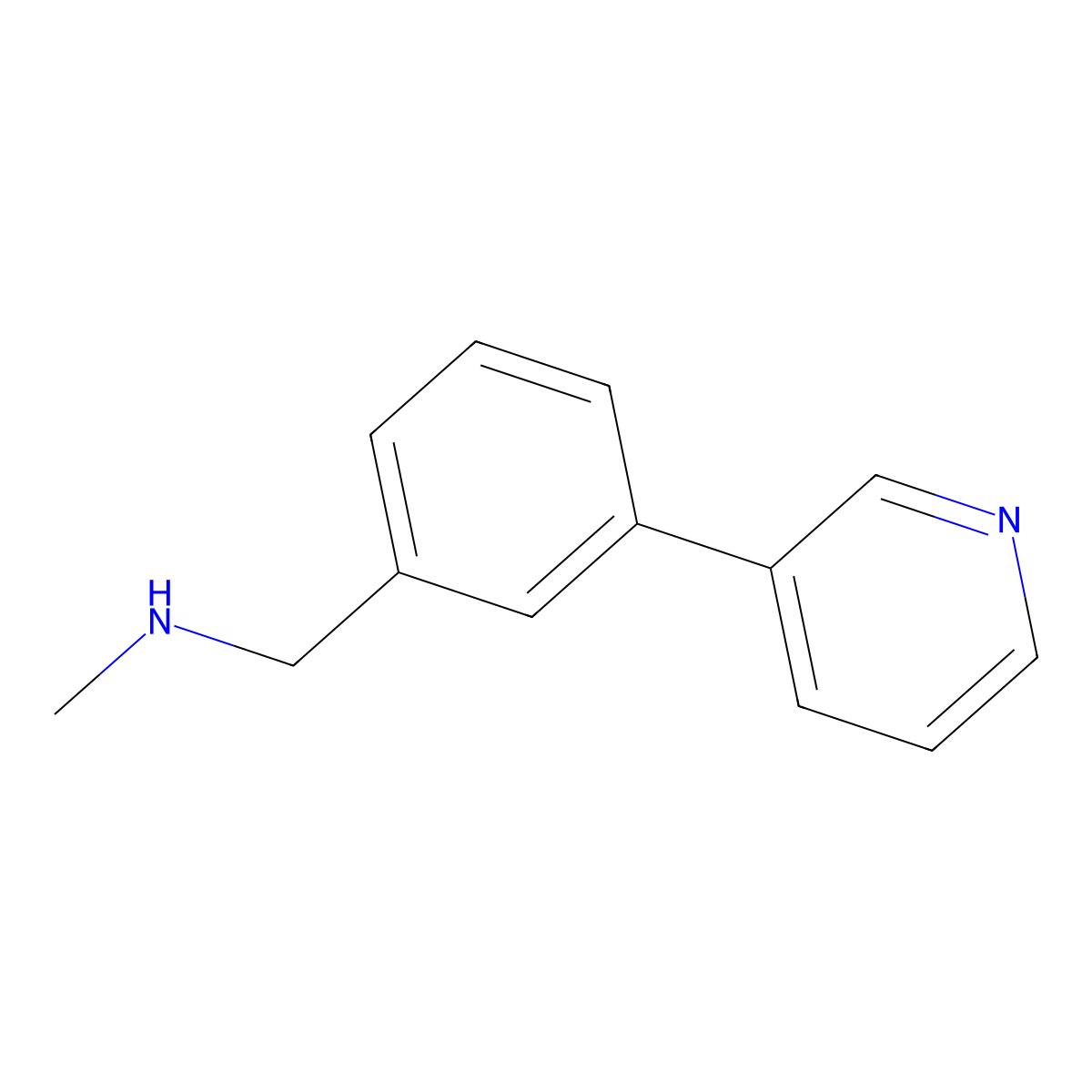 N-Methyl-N-(3-pyridin-3-ylbenzyl)amine molecular structure, CAS 852180-72-4