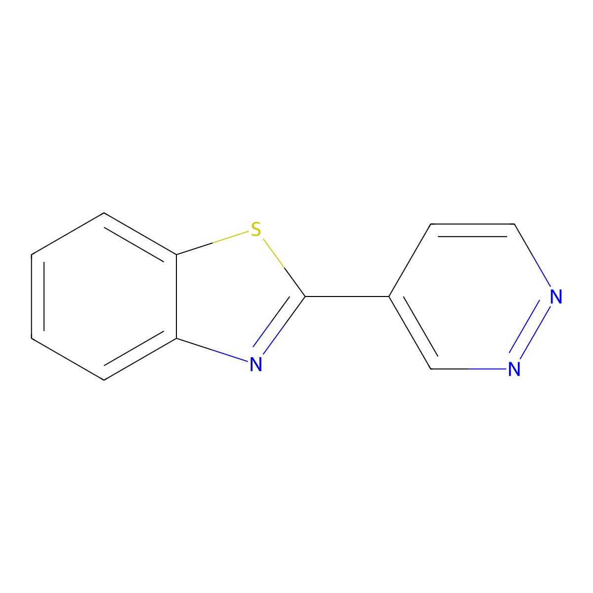 2-(Pyridazin-4-yl)benzo[d]thiazole molecular structure, CAS 85226-66-0