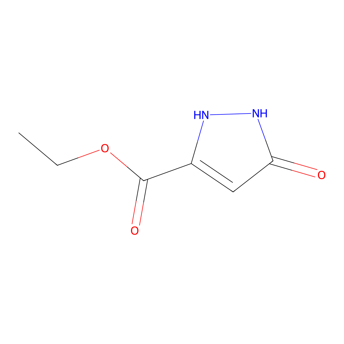 5-Hydroxy-1H-pyrazole-3-carboxylic acid ethyl ester molecular structure, CAS 85230-37-1