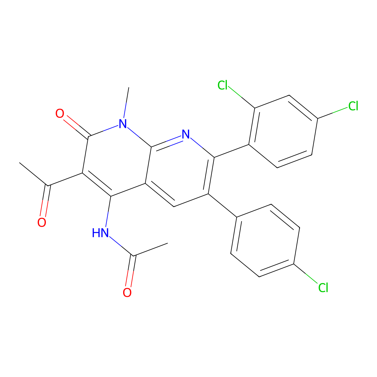 Naphthyridinone molecular structure, CAS 852315-00-5