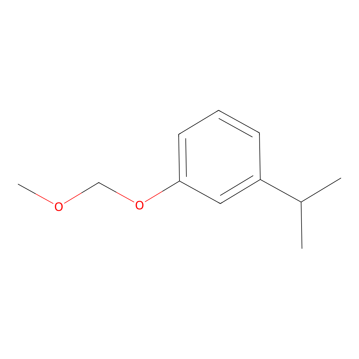 1-Isopropyl-3-(methoxymethoxy)benzene molecular structure, CAS 852370-29-7