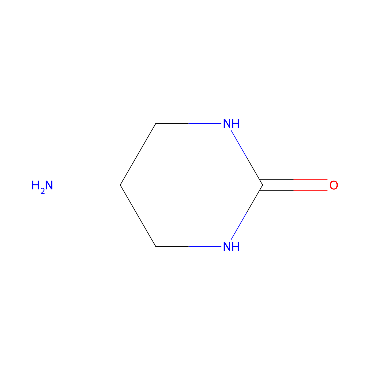 5-Amino-1,3-diazinan-2-one molecular structure, CAS 852455-72-2