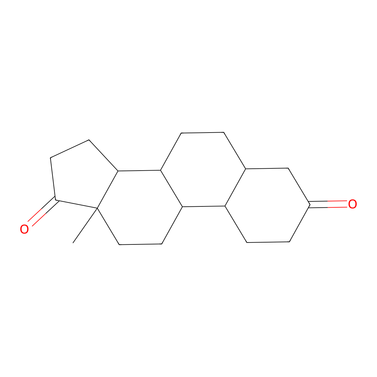5Alpha-Estran-3, 17-dione molecular structure, CAS 85249-09-8