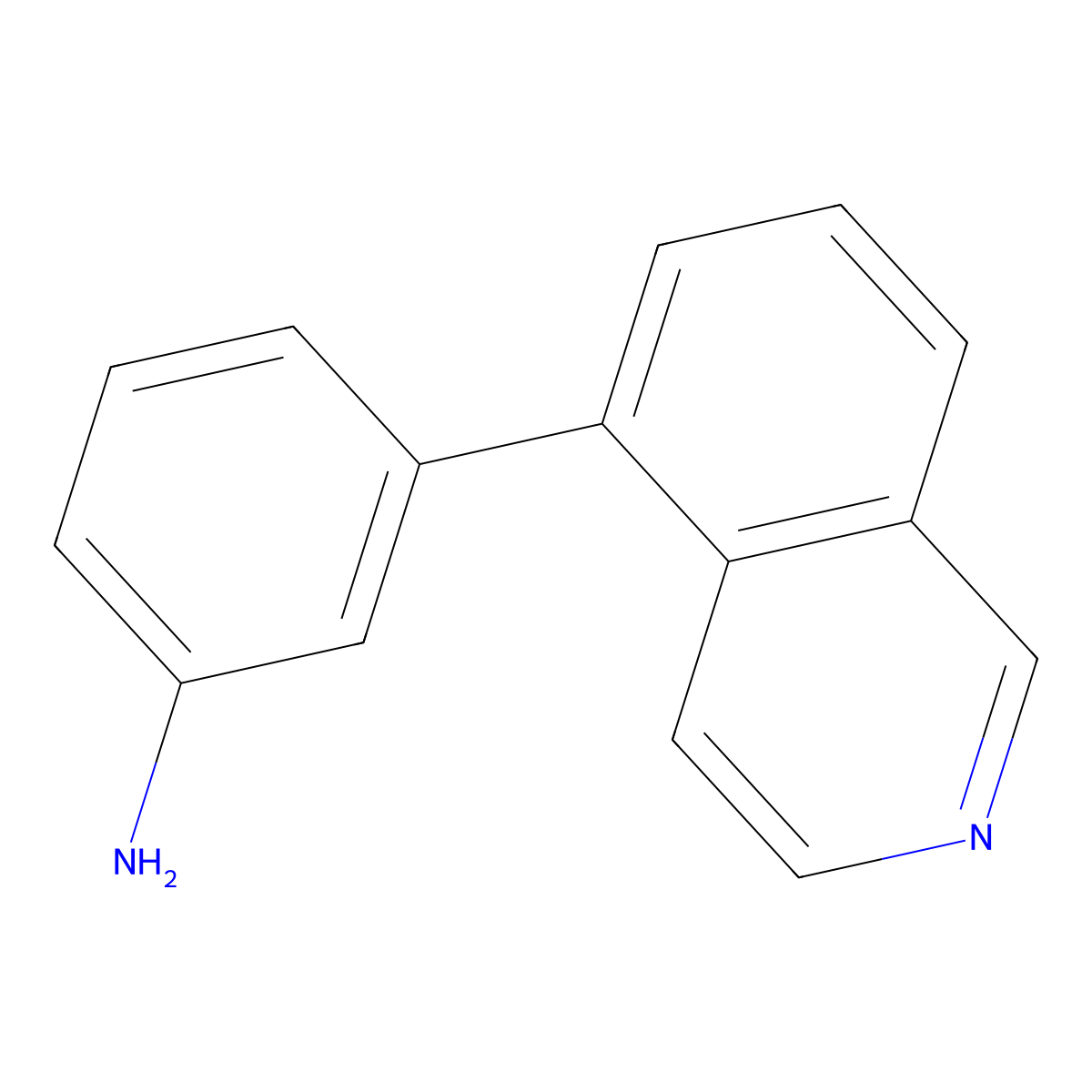 3-(Isoquinolin-5-yl)aniline molecular structure, CAS 852570-79-7