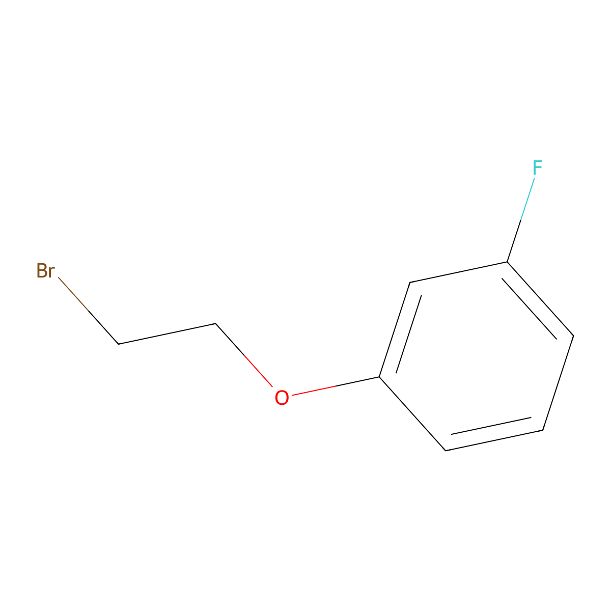 1-(2-Bromoethoxy)-3-fluorobenzene molecular structure, CAS 85262-57-3