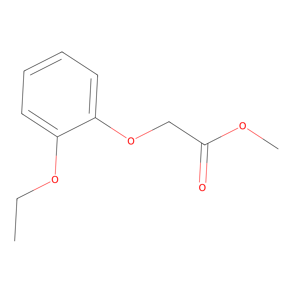 2-(2-Ethoxyphenoxy)-acetic acid methyl ester molecular structure, CAS 852683-93-3