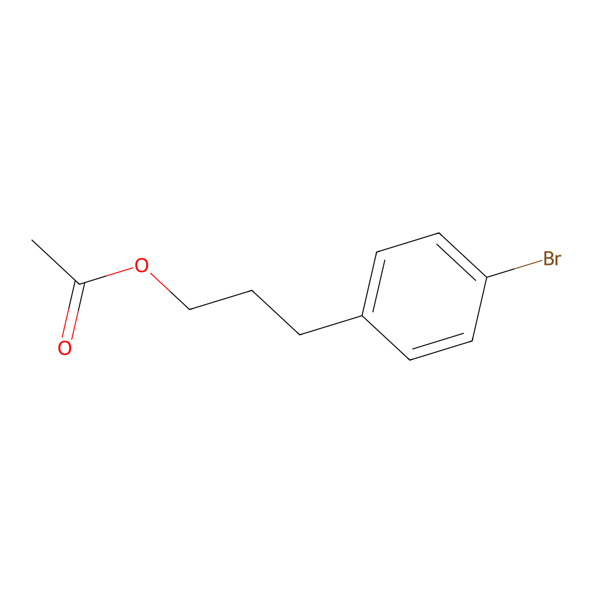 3-(4-bromophenyl)propyl Acetate molecular structure, CAS 85270-56-0
