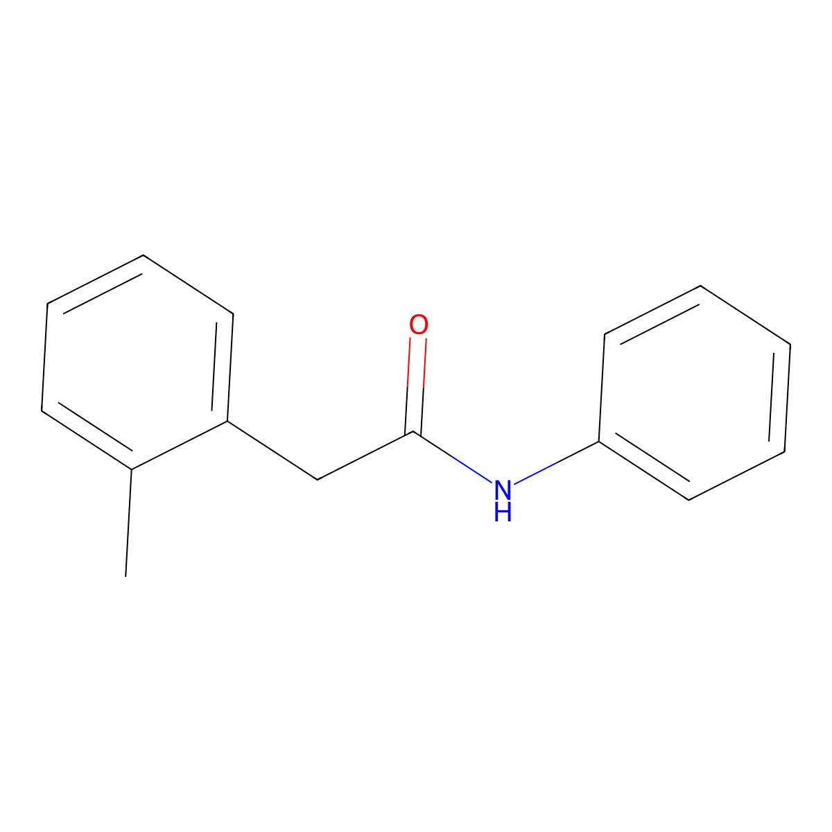 2-(2-methylphenyl)-N-phenylacetamide molecular structure, CAS 85274-95-9