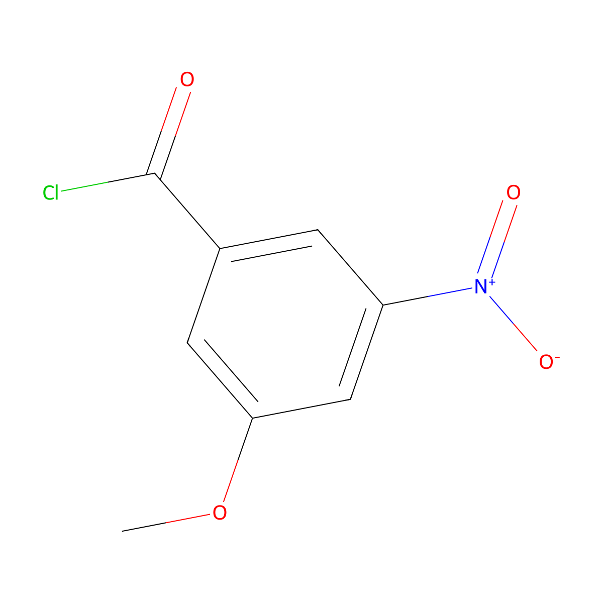 3-Methoxy-5-nitrobenzoyl chloride molecular structure, CAS 85276-68-2