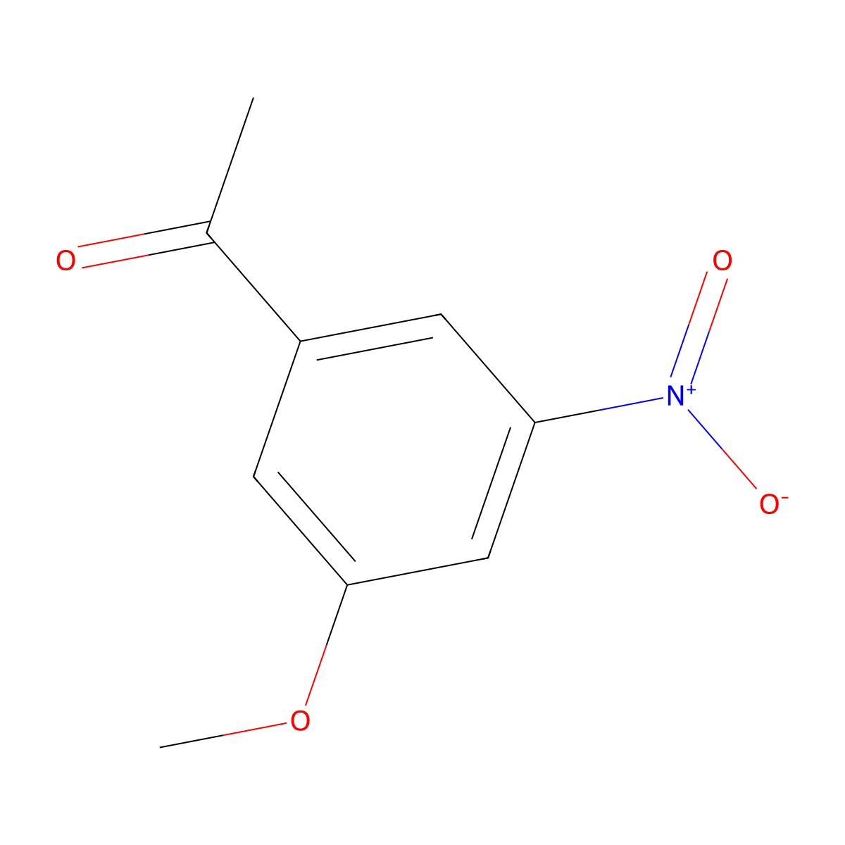 1-(3-Methoxy-5-nitrophenyl)ethan-1-one molecular structure, CAS 85276-69-3