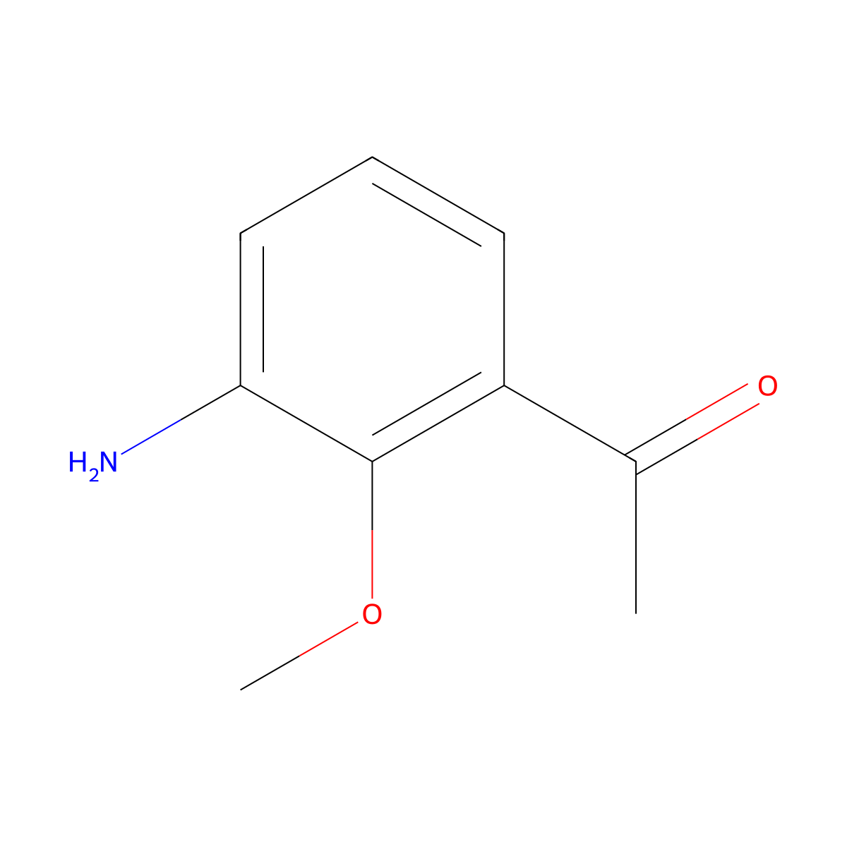 1-(3-Amino-2-methoxyphenyl)ethanone molecular structure, CAS 85276-71-7