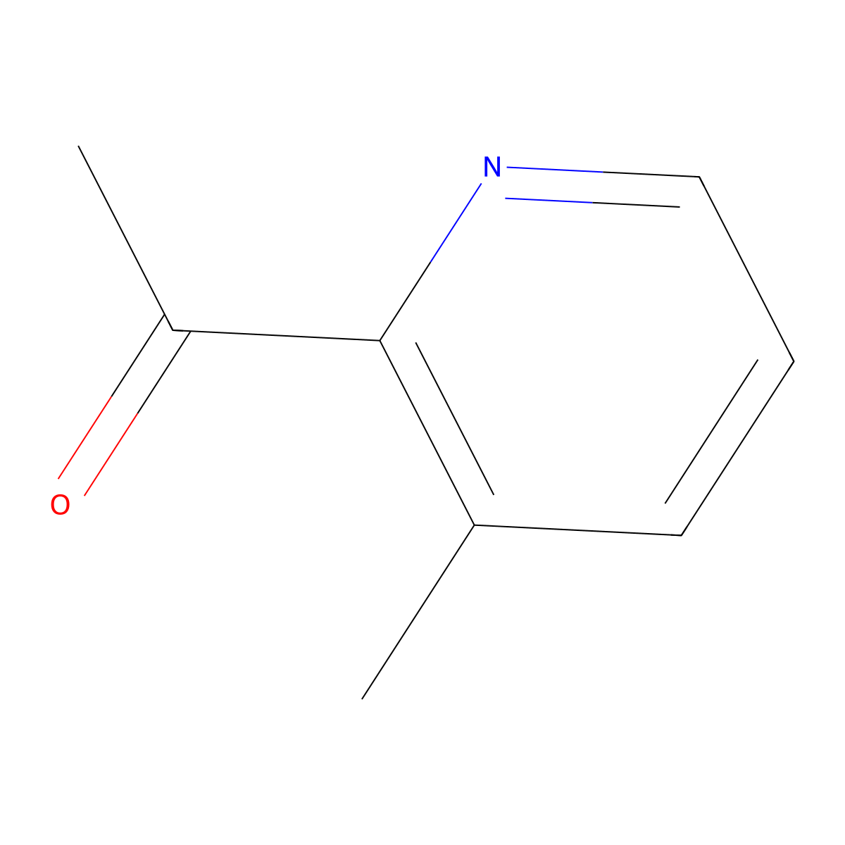 1-(3-Methylpyridin-2-yl)ethan-1-one molecular structure, CAS 85279-30-7
