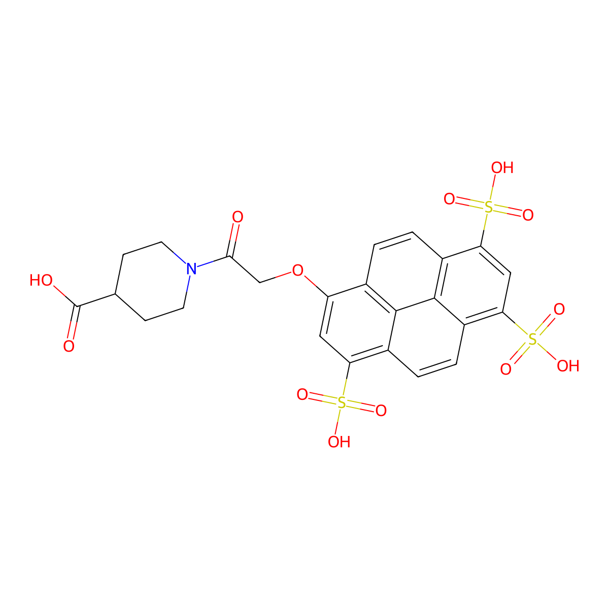 Alexa Fluor 405 Acid molecular structure, CAS 852953-60-7
