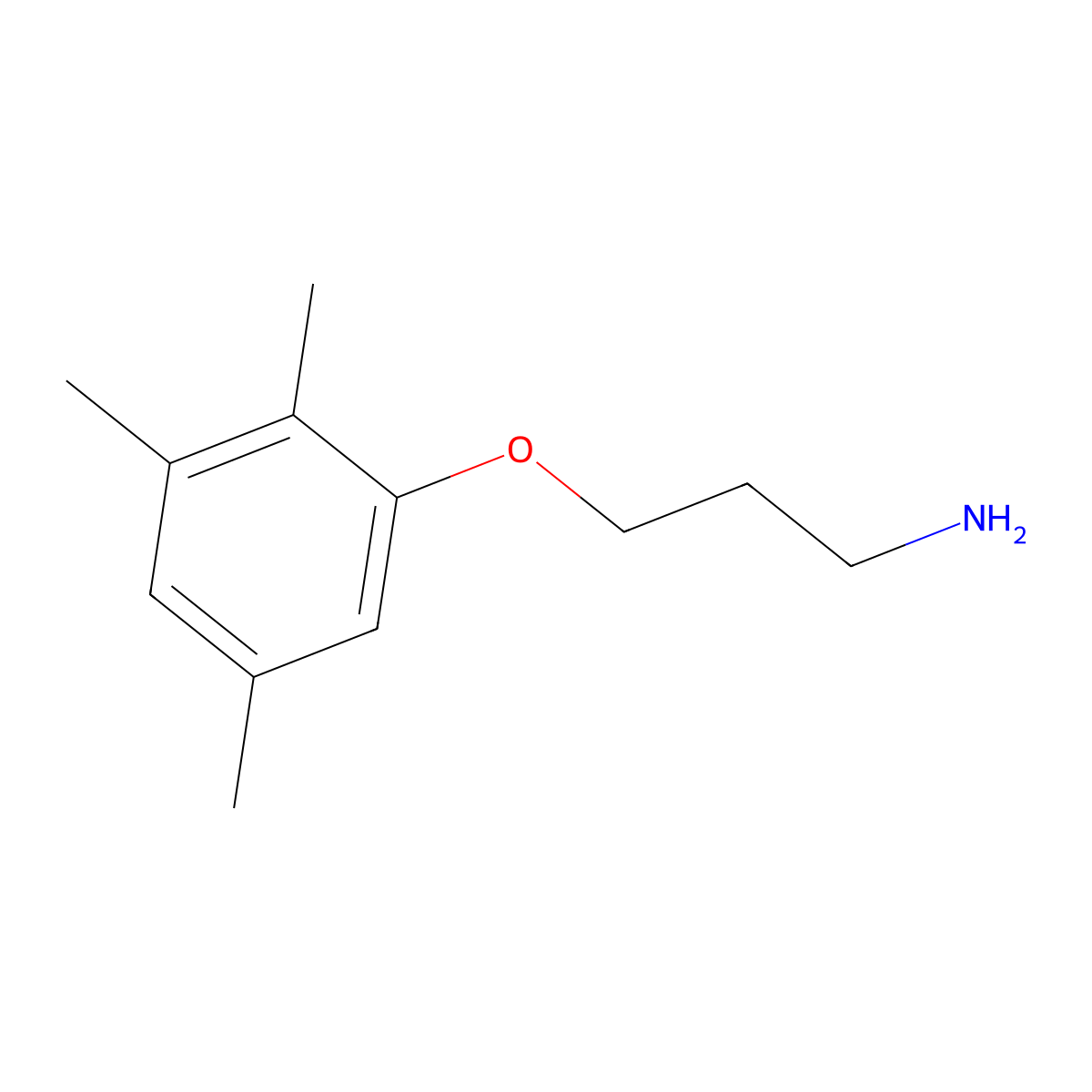 3-(2,3,5-Trimethylphenoxy)propan-1-amine molecular structure, CAS 852956-35-5