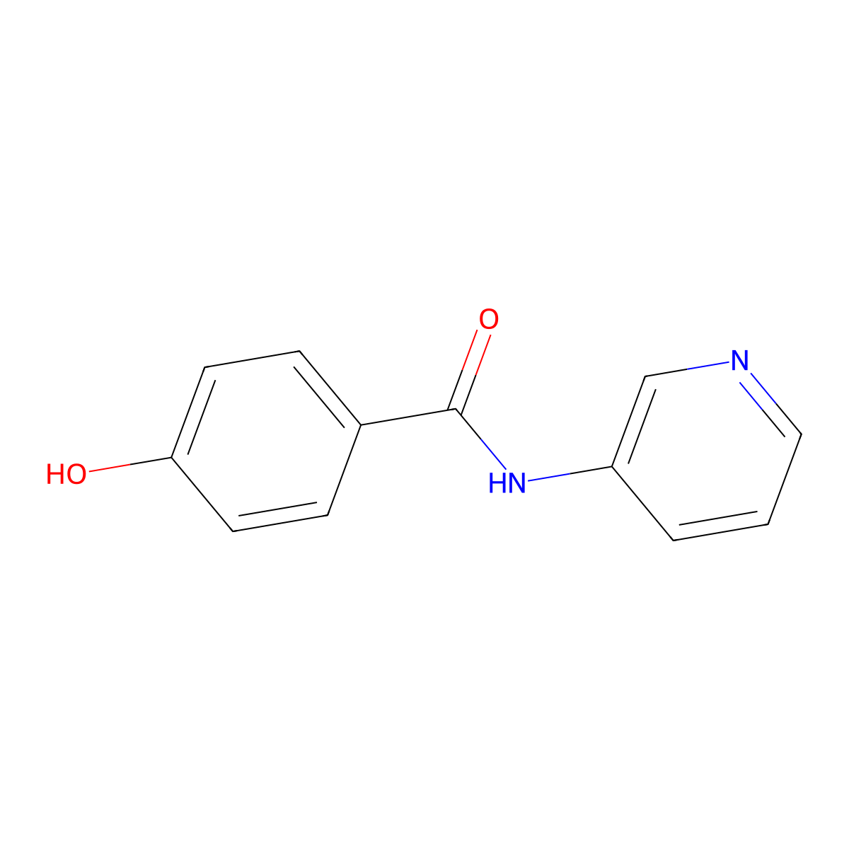 4-hydroxy-N-(pyridin-3-yl)benzamide molecular structure, CAS 852980-64-4