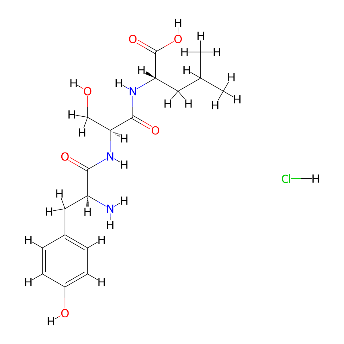 Tyroserleutide (hydrochloride) molecular structure, CAS 852982-42-4