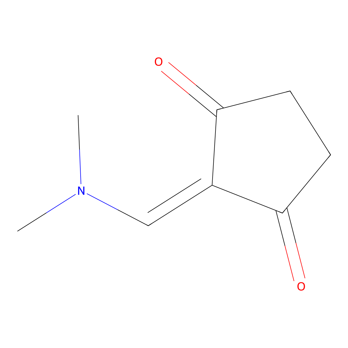 2-[(Dimethylamino)methylene]cyclopentane-1,3-dione molecular structure, CAS 85302-06-3