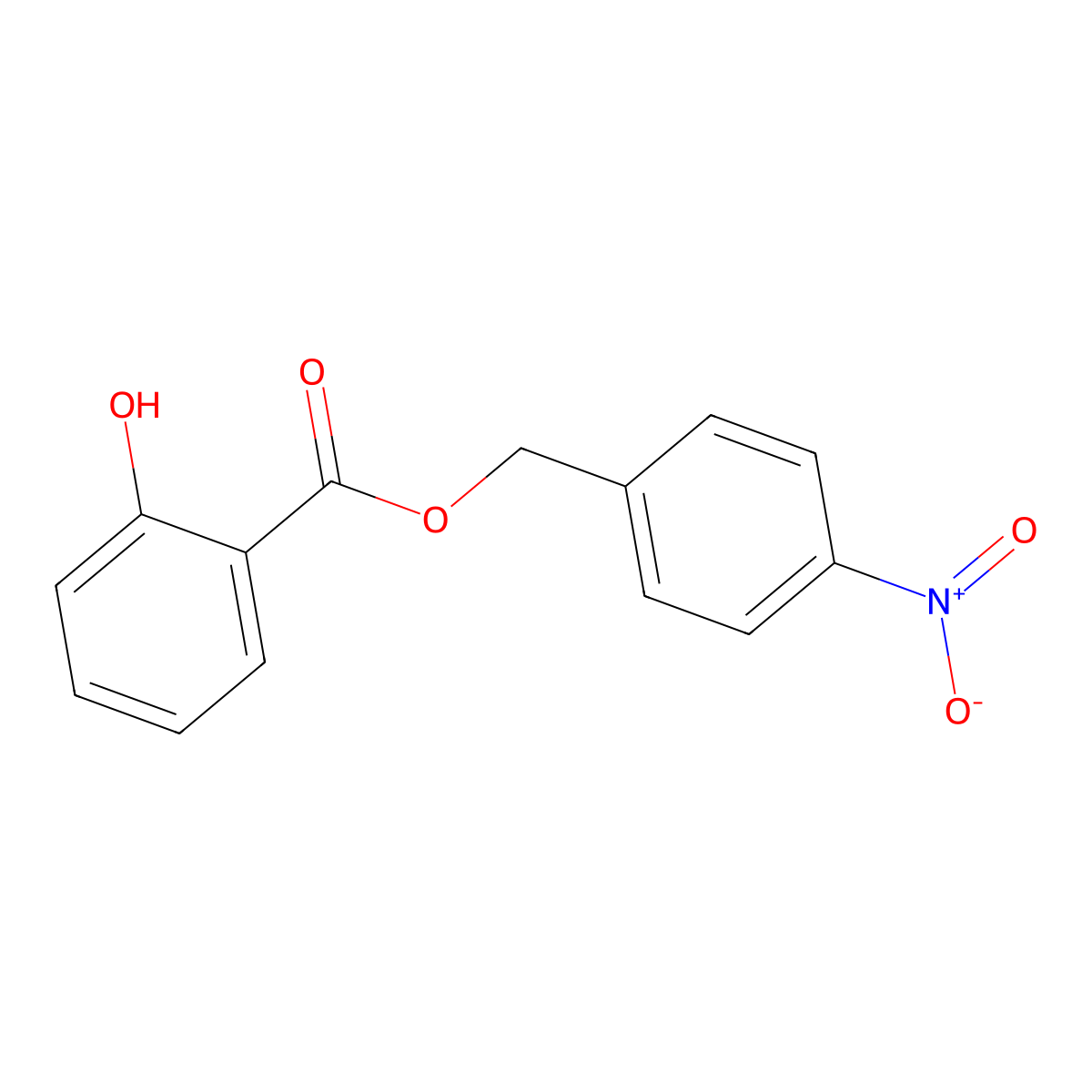 4-Nitrobenzyl salicylate molecular structure, CAS 85303-65-7