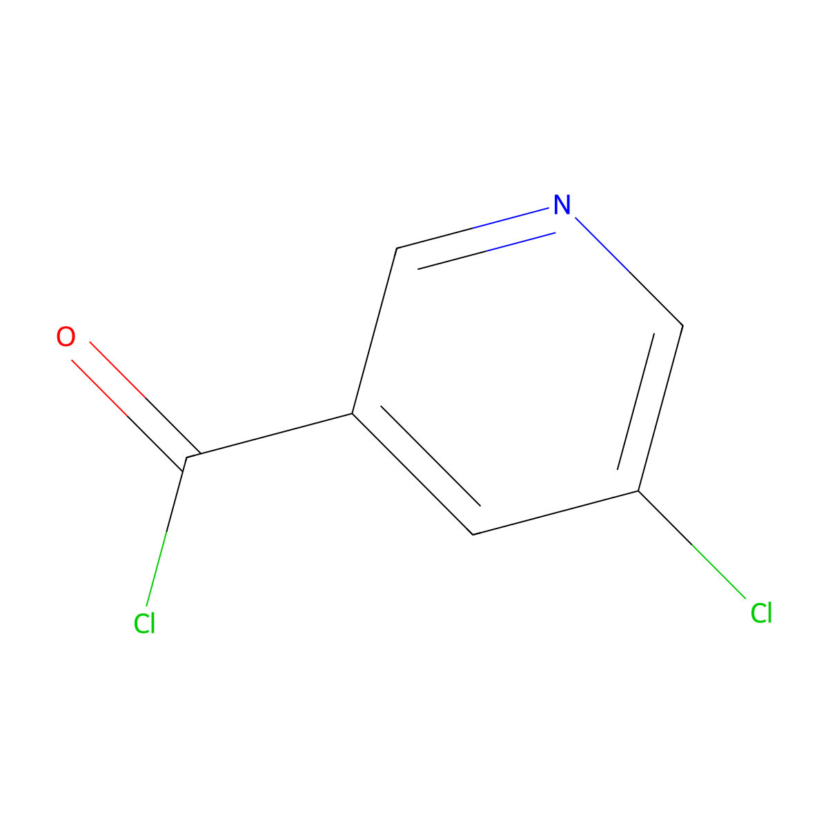 5-Chloronicotinoyl chloride molecular structure, CAS 85320-79-2