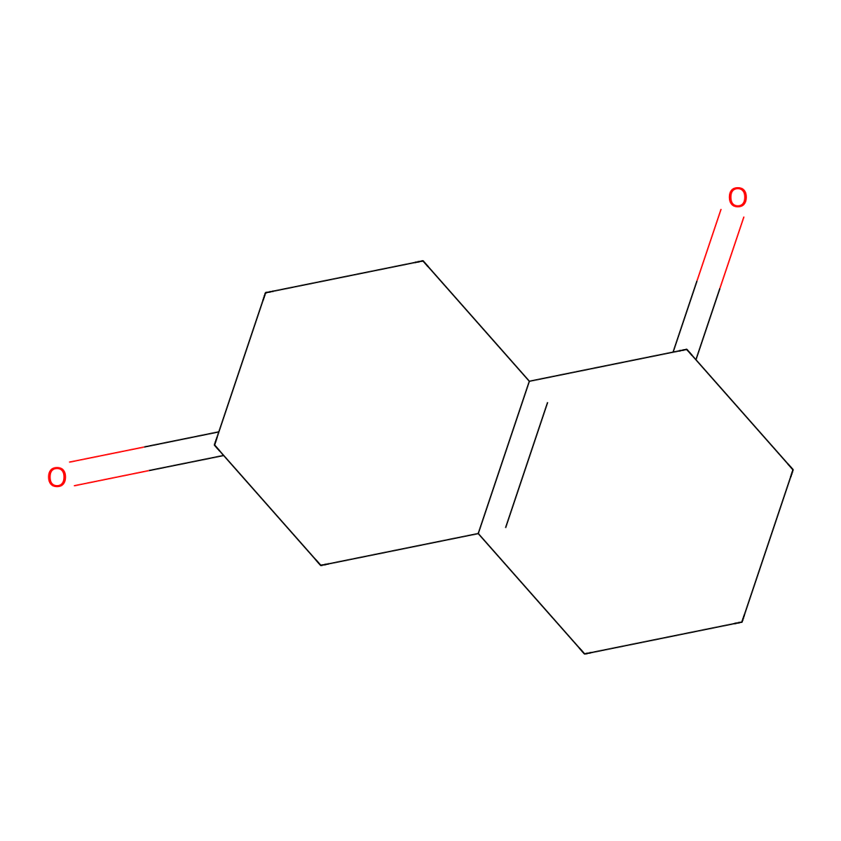 3,4,7,8-tetrahydronaphthalene-1,6(2H,5H)-dione molecular structure, CAS 85322-12-9