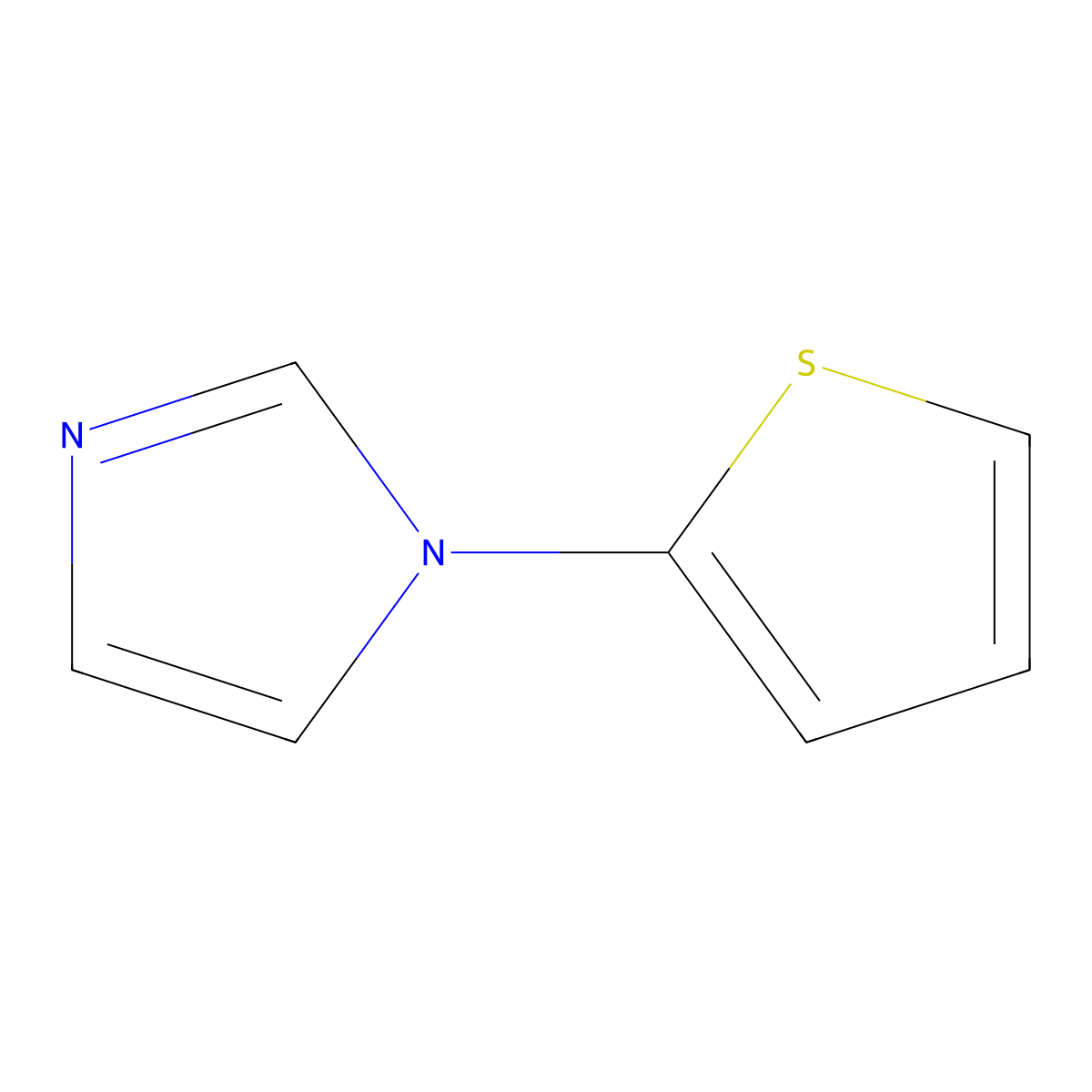 1-(Thiophen-2-yl)-1H-imidazole molecular structure, CAS 85326-66-5