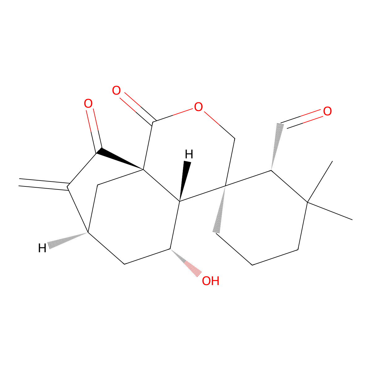Trichorabdal A molecular structure, CAS 85329-59-5