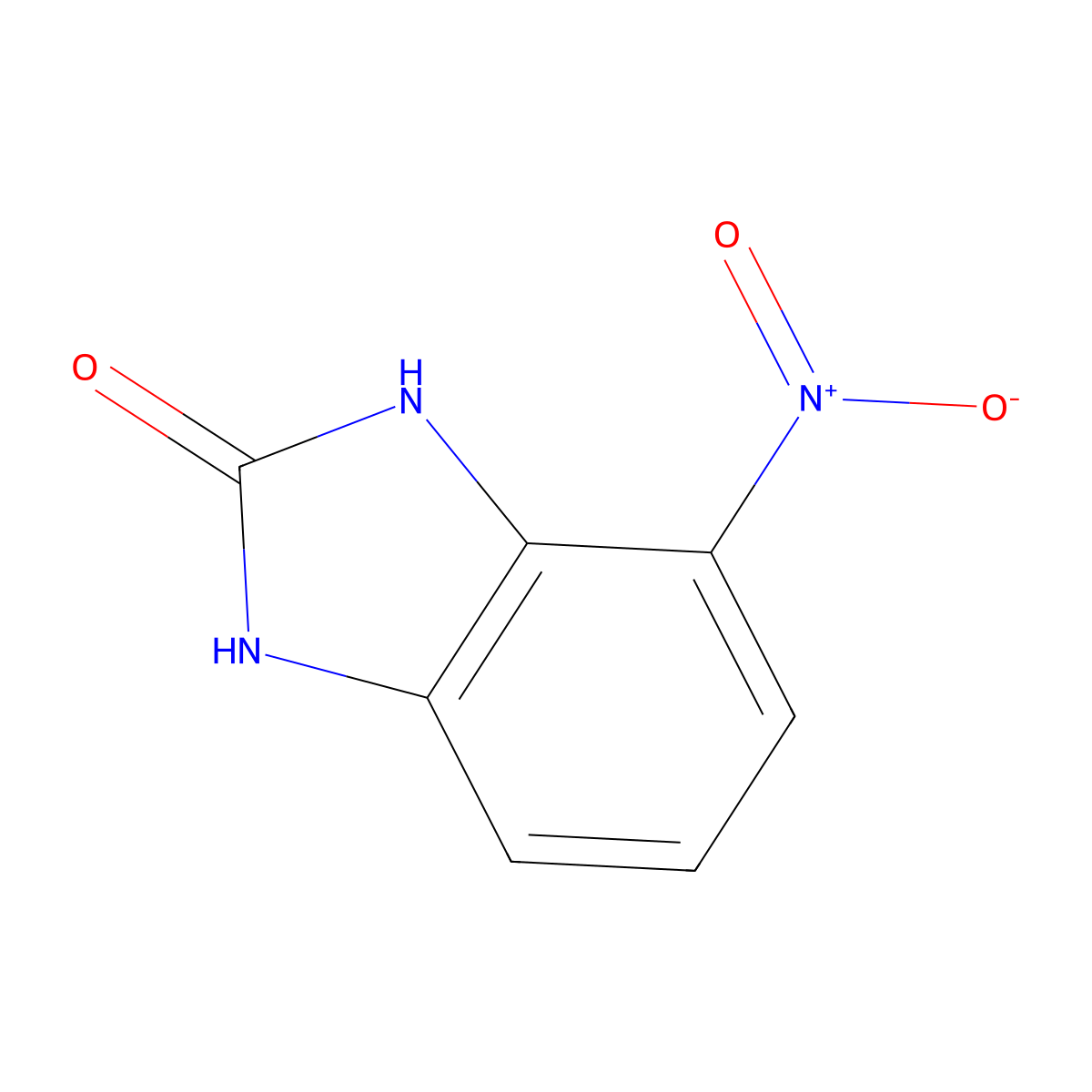 4-Nitro-1H-benzo[d]imidazol-2(3H)-one molecular structure, CAS 85330-50-3