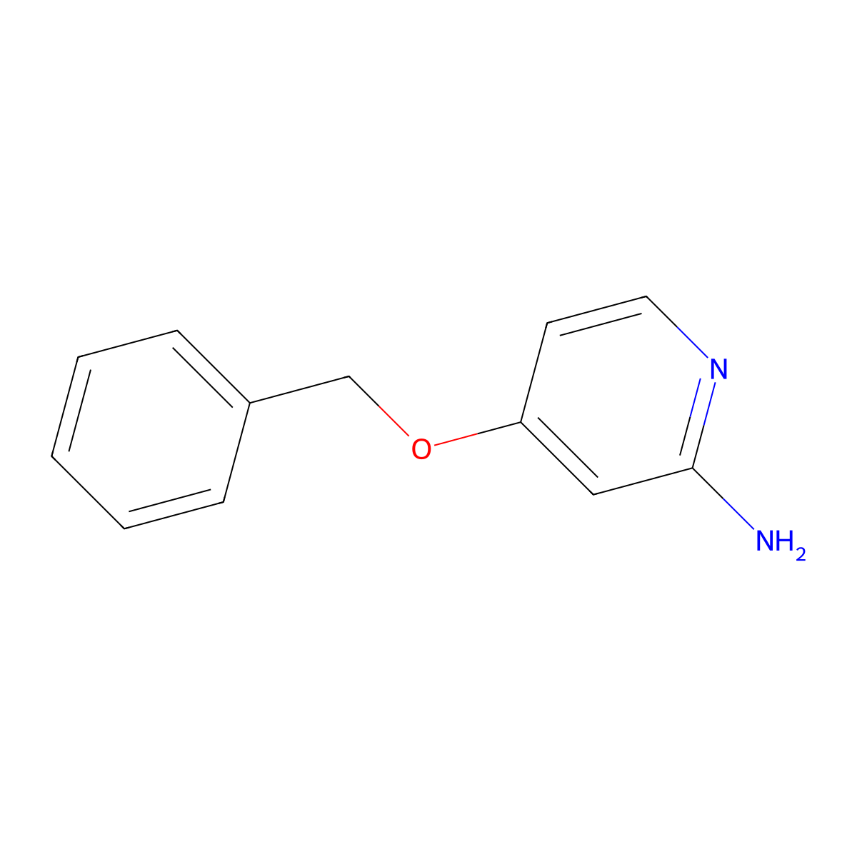 4-(Benzyloxy)pyridin-2-amine molecular structure, CAS 85333-26-2