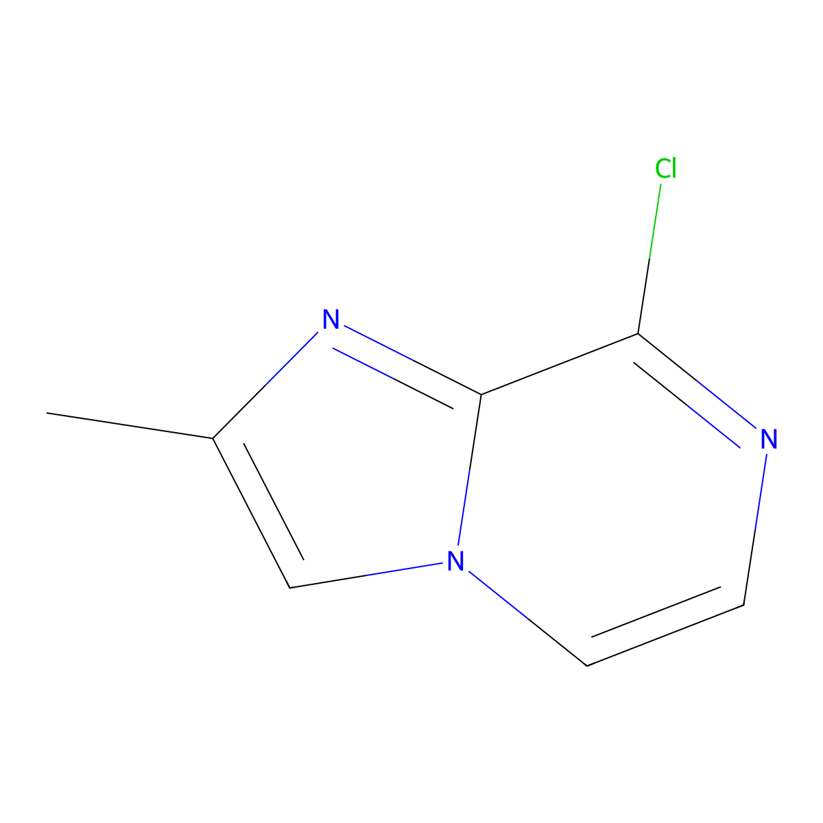 8-Chloro-2-methylimidazo[1,2-a]pyrazine molecular structure, CAS 85333-43-3