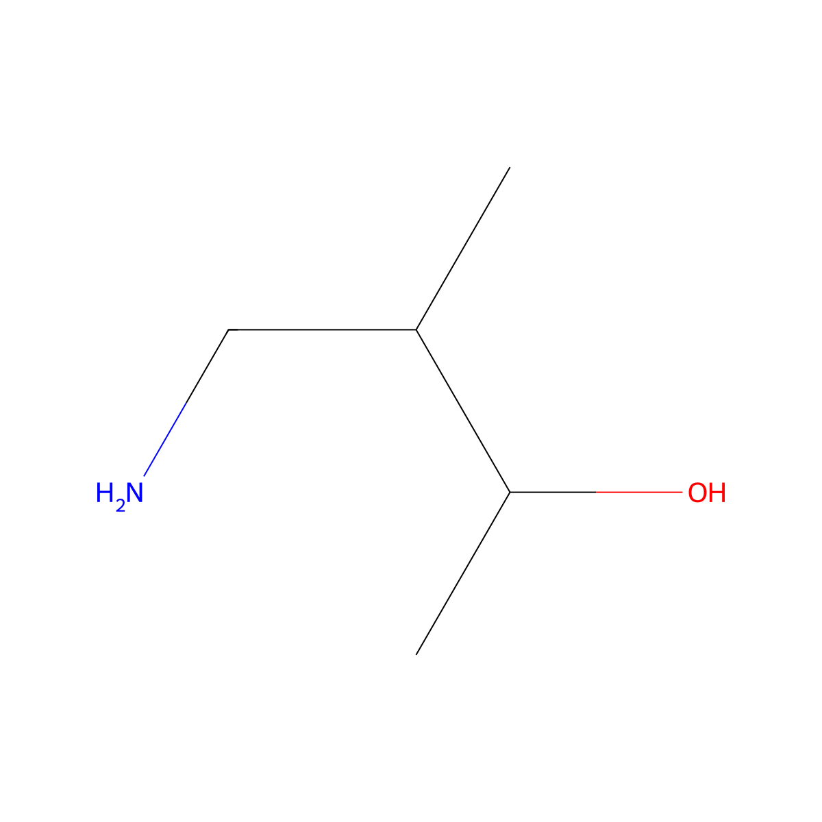 4-Amino-3-methylbutan-2-ol molecular structure, CAS 85333-99-9