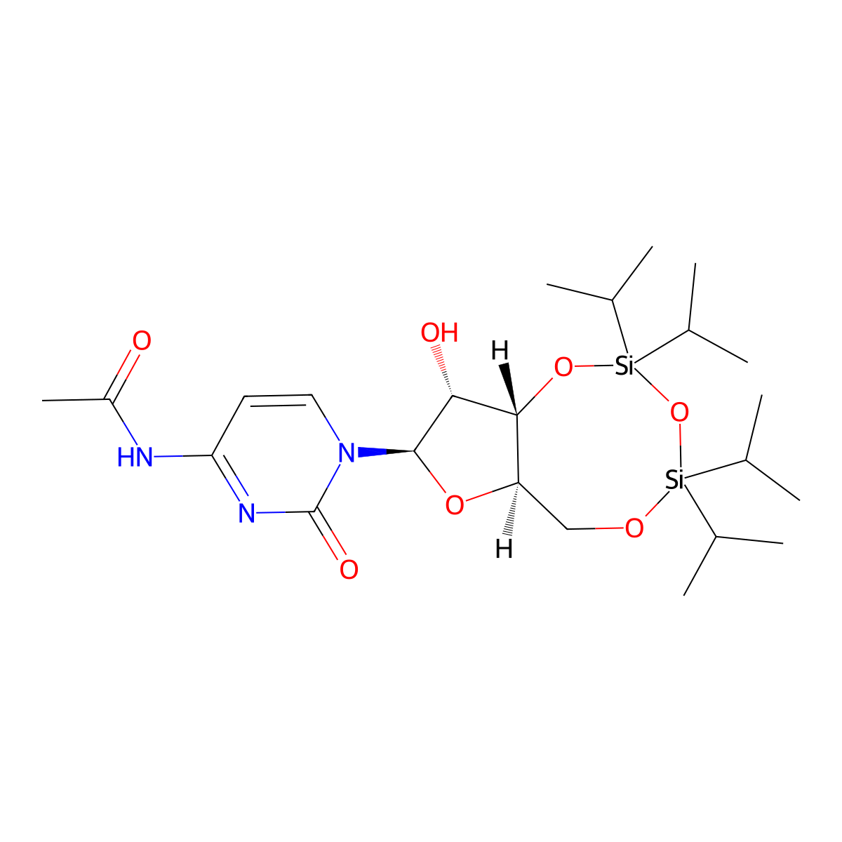 3',5'-TIPS-N-Ac-Cytidine molecular structure, CAS 85335-73-5