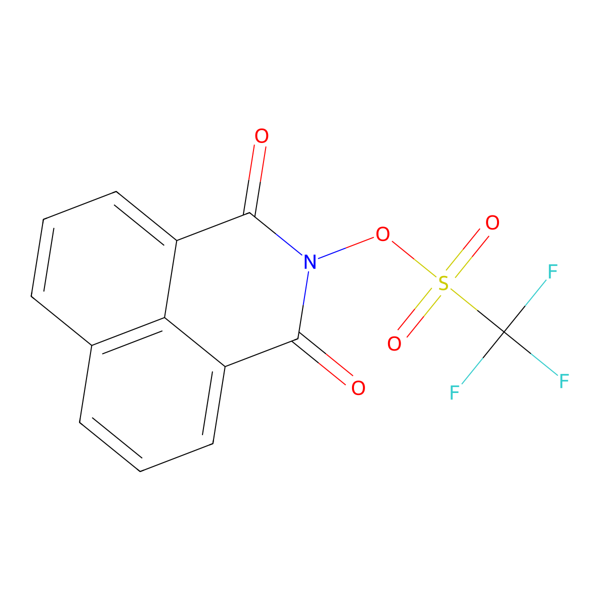 N-hydroxynaphthalimide triflate molecular structure, CAS 85342-62-7