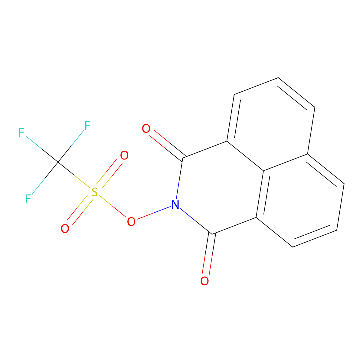 N-hydroxynaphthalimide triflate molecular structure, CAS 85342-62-7
