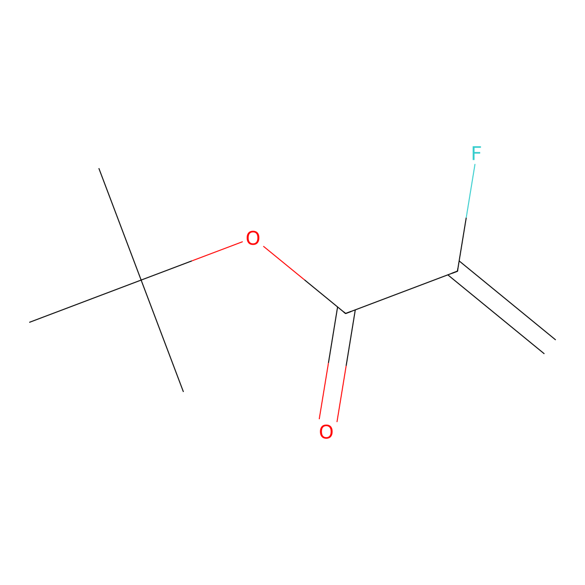 tert-Butyl 2-fluoroacrylate molecular structure, CAS 85345-86-4